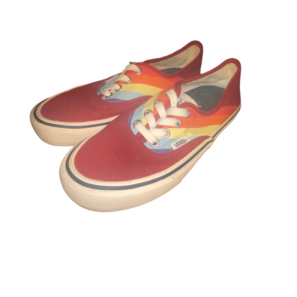 Vans Multicolor Rainbow Sneakers‎ size 6.5 - Picture 2 of 7